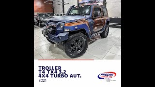 Troller T4 TX4 32 4x4 Turbo Aut  2021 [upl. by Jarnagin]