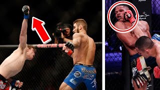 The DEADLIEST Overhand KNOCKOUTS Ever Seen In MMA Fights [upl. by Zellner985]