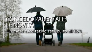 Congedo parentale nel 2023 un mese in più tutte le novità [upl. by Nomolos]