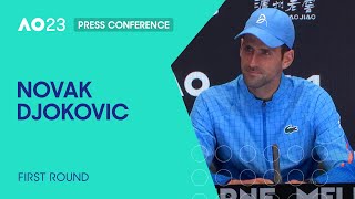 Novak Djokovic Press Conference  Australian Open 2023 First Round [upl. by Weasner683]