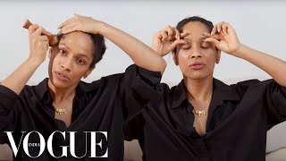 Masaba Gupta Takes Us Through her Facial Sculpting Massage  Vogue India [upl. by Ahsauqal]