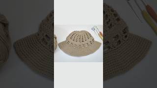 Easy Crochet Mesh Bucket Hat [upl. by Karlene328]