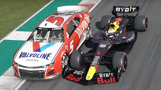 Max Verstappen vs Kyle Larson  F1 vs NASCAR  Circuit of the Americas  2024 Season [upl. by Cohette]