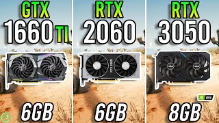 GTX 1660 Ti vs RTX 2060 vs RTX 3050  Big Differences [upl. by Pergrim903]