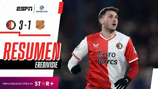 ¡GOL DEL BEBOTE GIMÉNEZ Y TRIUNFAZO DEL CLUB DEL PUEBLO  Feyenoord 31 Volendam  RESUMEN [upl. by Afra995]