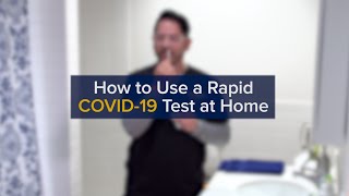 How to Do an AtHome COVID19 Rapid Antigen Test Correctly [upl. by Denman]