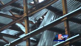 Boston construction collapse injures 2 [upl. by Benis]