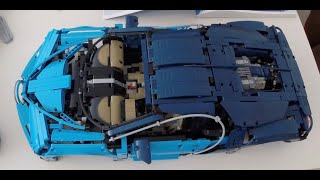 Lego Technic Bugatti Chiron 42083 part 03 in 4K [upl. by Cathlene]