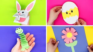 4 Easy Spring Crafts [upl. by Onihc]