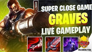 SUPER CLOSE GAMES FT GRAVES  Wild Rift HellsDevil Plus Gameplay [upl. by Earle]