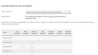 Prendre un rendezvous Campus France 2023 Entretien [upl. by Eilsel951]