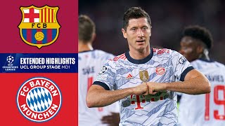 Barcelona vs Bayern Munich Extended Highlights  UCL Group Stage MD 1  CBS Sports Golazo [upl. by Maxantia]