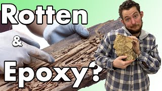 Can you epoxy Rotten Wood [upl. by Auqenahc]