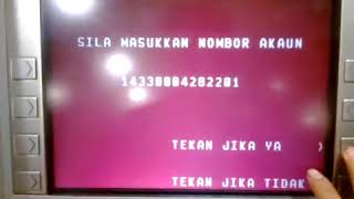 CARA BANK IN DUIT GUNA CDM CIMB BANK [upl. by Leeann]