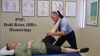 Proprioceptive Neuromuscular Facilitation PNF Stretch  Hold Relax HR [upl. by Ahsiryt158]