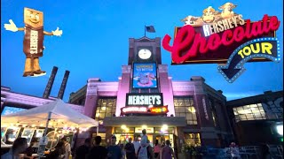 Hersheys Chocolate Tour at Hersheys Chocolate World  Factory Tour Ride [upl. by Ordnazil]