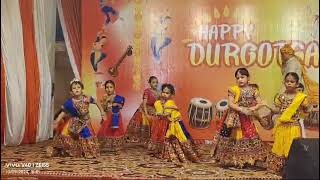 Navratri 2024Durga UtsavGroup danceDolida song [upl. by Ebenezer]