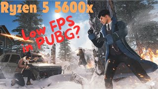 Ryzen 5 5600x with RTX 3080 1440p PUBG Low FPS FTPM enabled [upl. by Singband286]