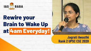 Jagrati Awasthi on How to Stay Motivated during the UPSC Journey  Rank 2 UPSC CSE 2020 [upl. by Chappie]