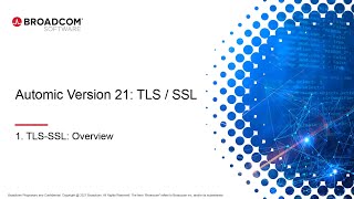 Automic Automation TLS and Certificates  Overview [upl. by Neahs]