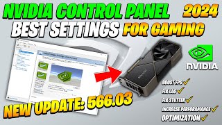 Nvidia Control Panel New update 56603 2024 FOR Best Setting Gaming [upl. by Winfield664]