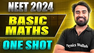 BASIC MATHS in 1 Shot FULL CHAPTER COVERAGE ConceptsPYQs  Prachand NEET 2024 [upl. by Llenrap703]