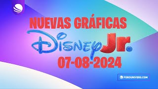 Nuevas GRÁFICAS renovadas de DISNEY JR Latinoamérica [upl. by Seena]