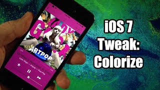 iOS 7 Jailbreak Tweak  Colorize Colorize vs Colorflow [upl. by Sivram]