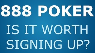 888 Poker Review  Is it the best online poker room [upl. by Lenahc]