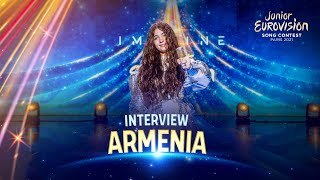 Interview with Maléna  Winner of the Junior Eurovision Song Contest 2021 [upl. by Valleau]