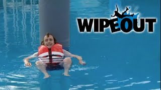 Richard Hammond Falls off The Sweeper  Wipeout HD [upl. by Wendall]