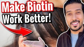 Biotin for Receding Hairline  Watch This BEFORE Taking Biotin for Hair Skin and Nails [upl. by Eatnod]