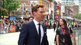 The Imitation Game Benedict Cumberbatch TIFF Movie Premiere Gala Arrival  ScreenSlam [upl. by Airret]