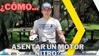 ¿Cómo asentar un motor nitro de hobby  Rodaje de un motor a nitrometano [upl. by Ayrolg260]