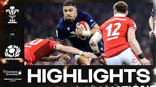 HIGHLIGHTS  🏴󠁧󠁢󠁷󠁬󠁳󠁿 WALES V SCOTLAND 🏴󠁧󠁢󠁳󠁣󠁴󠁿  2024 GUINNESS MENS SIX NATIONS RUGBY [upl. by Siram]