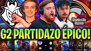 IBAI SE VUELVE LOCO EN LA PARTIDA MÁS ÉPICADE G2😱  G2 vs HLE WORLDS SWISS STAGE 2024 IBAI ESPAÑOL [upl. by Neeleuqcaj575]