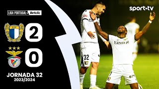 Resumo Famalicão 20 Benfica  Liga Portugal Betclic  sport tv [upl. by Terrel]