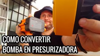 Como Instalar BOMBA PRESURIZADORA  Para Calentador de Agua [upl. by Sivel]