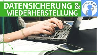 Datensicherung und Datenwiederherstellung für Hausarbeiten Tipps für Schule amp Ausbildung amp Studium [upl. by O'Doneven]