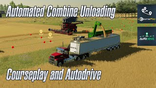 Automate your Harvest with Autodrive and Courseplay  FS22 Tutorial [upl. by Ezarra]