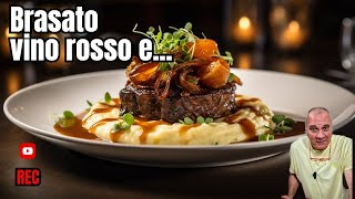 Brasato al Vino Rosso su Crema di Patate Un Piatto Tenero e Irresistibile [upl. by Ner363]