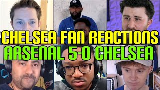 ANGRY 🤬 CHELSEA FANS REACTION TO ARSENAL 50 CHELSEA  FANS CHANNEL [upl. by Maressa927]