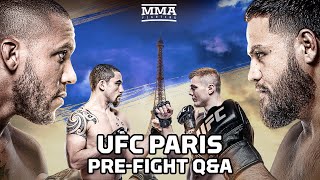 UFC Paris Gane vs Tuivasa LIVE Stream  PreFight QampA  MMA Fighting [upl. by Nadya]