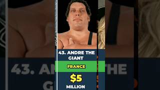 50 Richest wrestler  Net worth and country [upl. by Spike195]