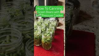 How To Canning Green Beans with Pressure Cooker  Jars Popping howto pressurecanning foodie [upl. by Ahsek]