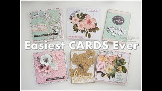 Easiest Basic Beginner Pretty Cardmaking That Will Blow Your Mind ♡ Maremis Small Art ♡ [upl. by Oigile]