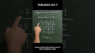 TABUADA DO 7 [upl. by Haim324]