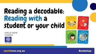 Reading with your student or child SPELD NSW Reading Decodable Books Series [upl. by Butterfield451]