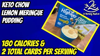 Keto Lemon Meringue pudding  High Protein low carb pudding with eggs [upl. by Elbertine]