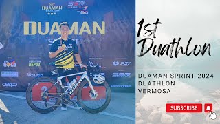 My First Duathlon Experience  Duaman Sprint 2024  Vermosa  Swimbikerunph [upl. by Galateah]